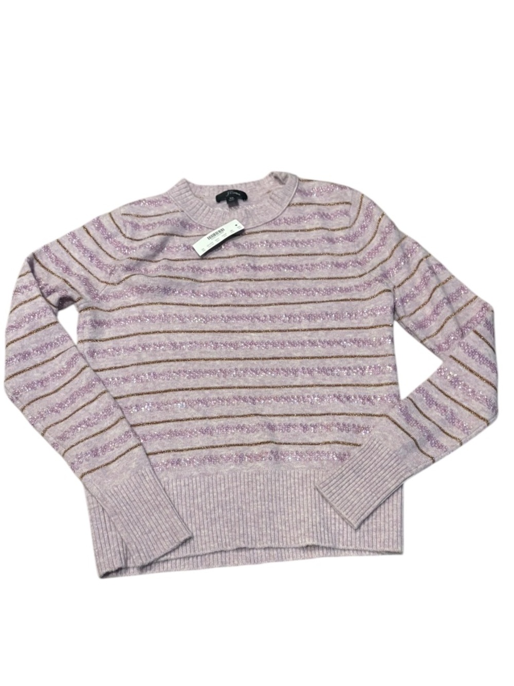 J. Crew j crew purple wool blend sequined sweater xs nwt new